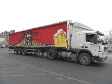 B�ches pour 50 semi remorques � rideaux enroulables pour INBEV  : B�ches pour le Transport : Rideaux enroulables