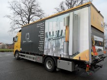camion avec b�ches full impim�es - Actuel service - po�le � bois cera et jid� design : B�ches pour le Transport : Rideaux coulissants